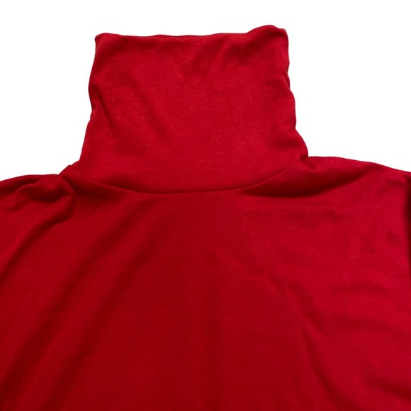 Women's Cotton Spandex Long Sleeve Turtleneck - Picture 3 of 3